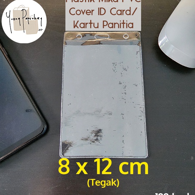 

Kantong Plastik Mika Cover Panitia ID CARD Uk 8 x 12