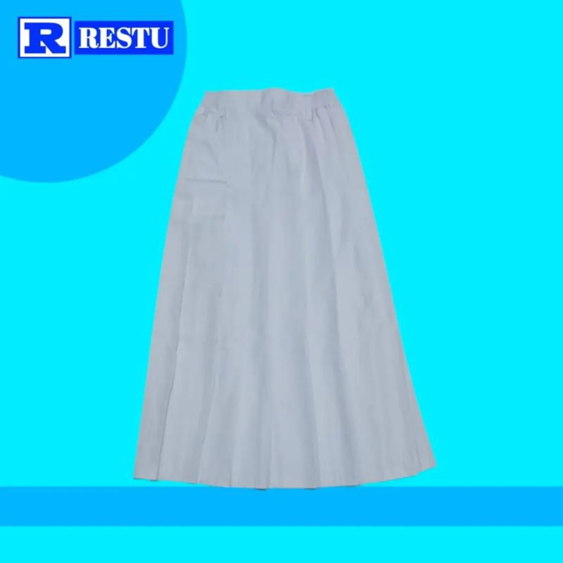 rok sd putih panjang , rok sd rempel panjang,rok sd panjang