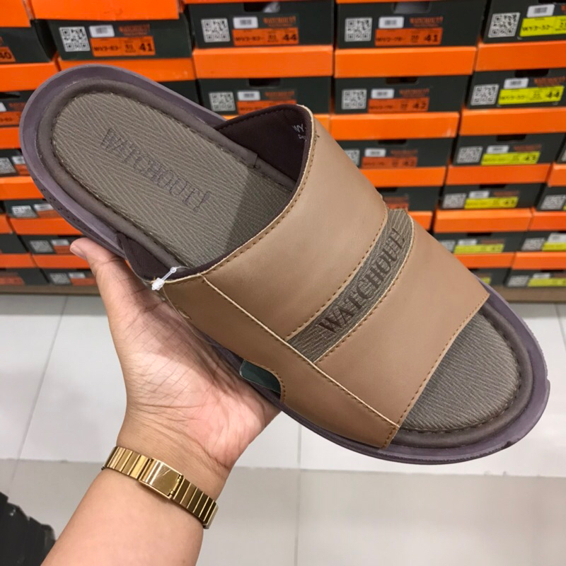 Sandal Selop Pria by Watchout | Sandal Slide Pria | Sandal Watchout Comfort
