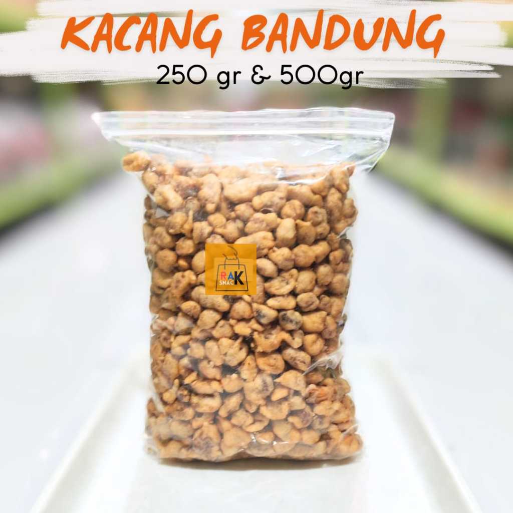 

Kacang Bandung 250gr & 500gr | Snack Kacang | Snack Murah Kemasan Pouch