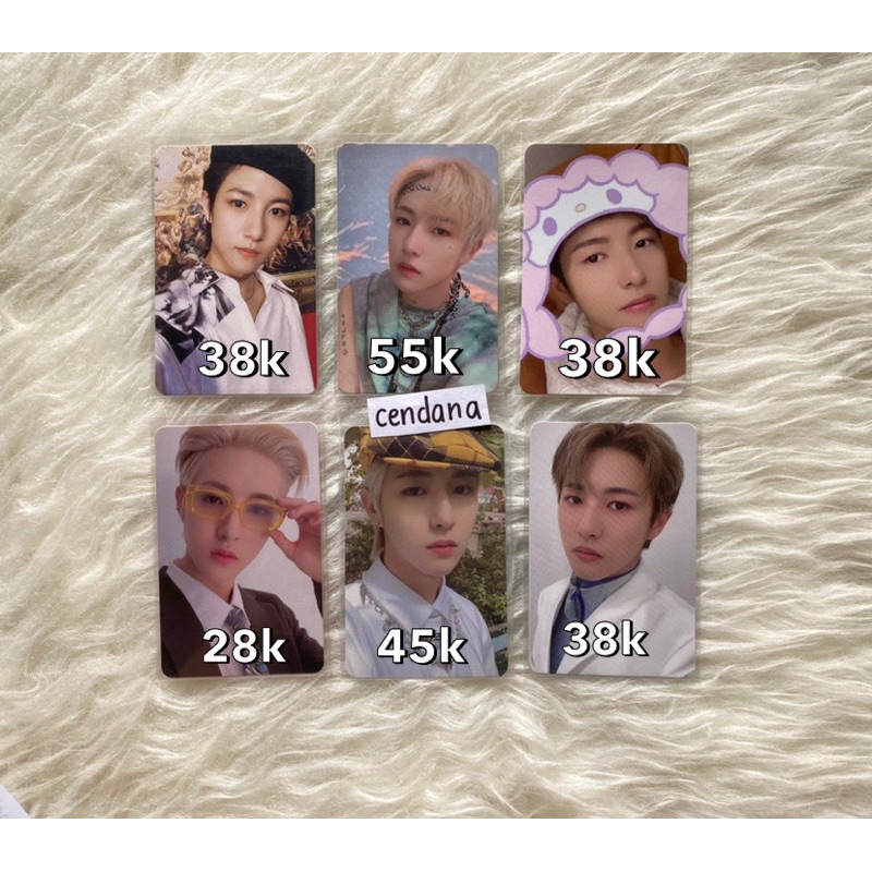 (ready stock) pc photocard huang renjun nct dream - we ver we boom kihno hello future md merchandise