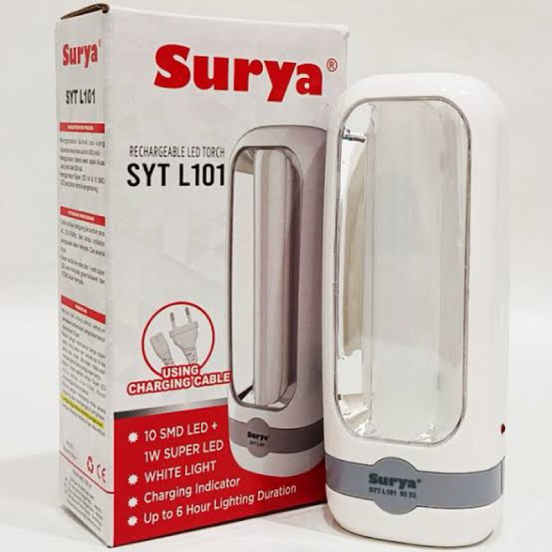 Lampu Emergency SURYA  SYT L101 / Lampu Cas SURYA / Senter Cas Surya
