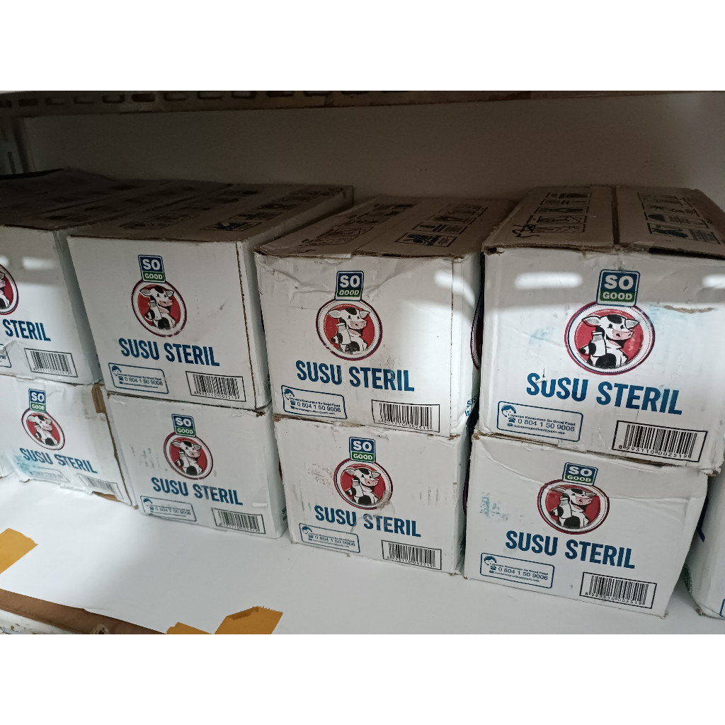 

So Good Susu Steril 200ml/Susu Murah/Susu Enak/1 dus isi 24 pcs.