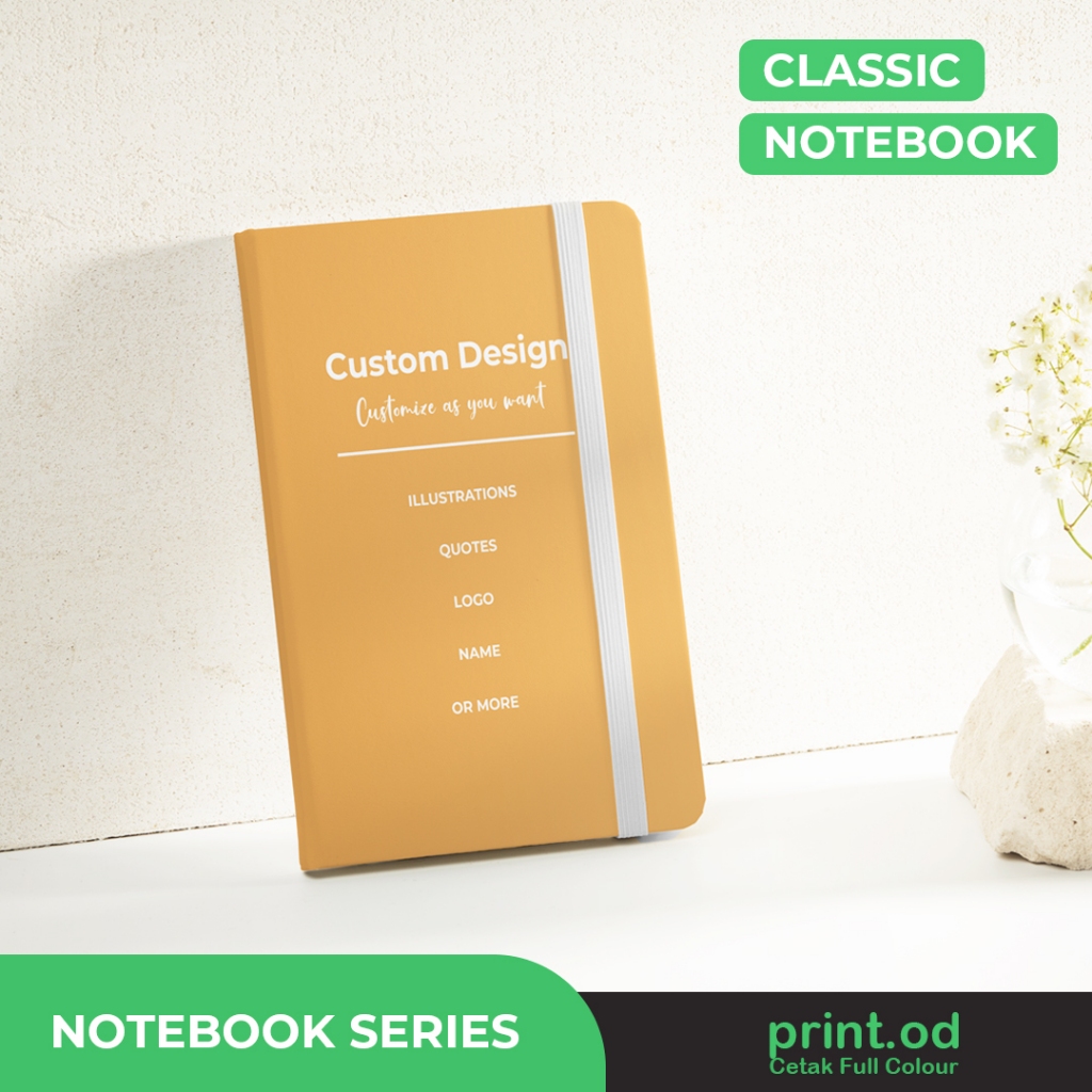 

Notebook Classic A5 Custom - Desain Sesuai Permintaan Kamu