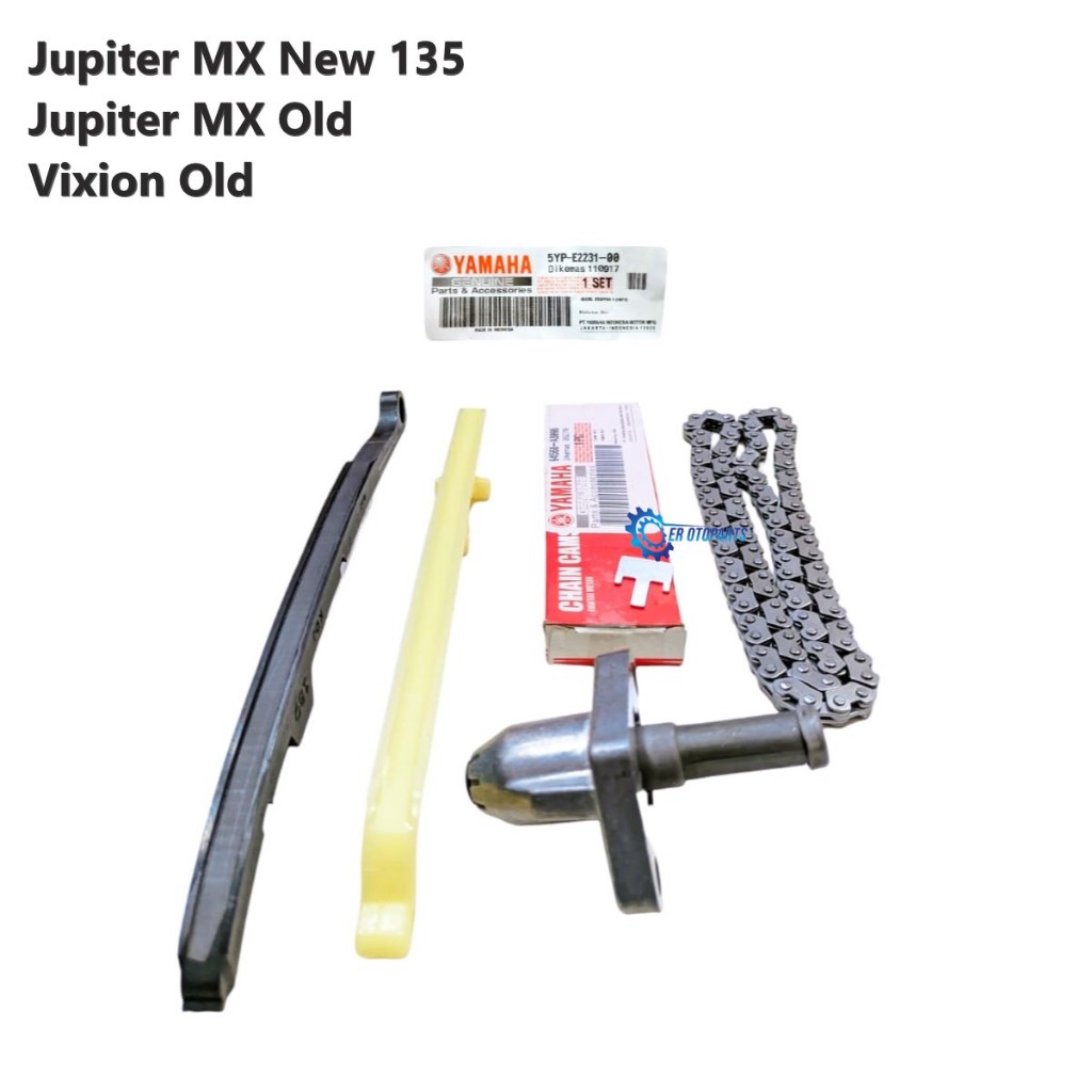 Paket Tensioner Otomatis Keteng Dan Rantai Kamprat Jupiter Mx Vixion Old