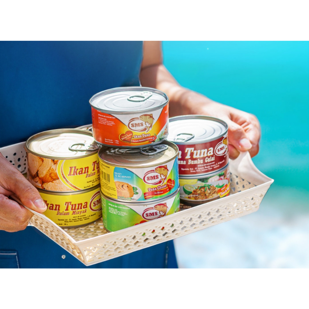 Tuna chunk dalam minyak 180gr - tuna kaleng SMS