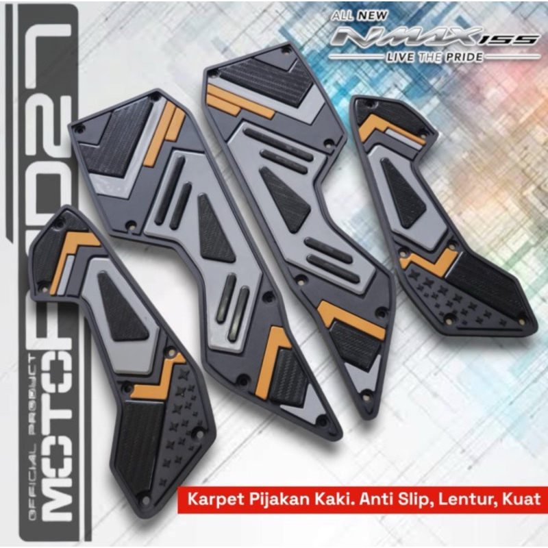 NEW ARRIVAL  Karpet Motor Pijakan Kaki New Nmax 155 Karpet Motor Variasi Premium Nmax 2020 -2024