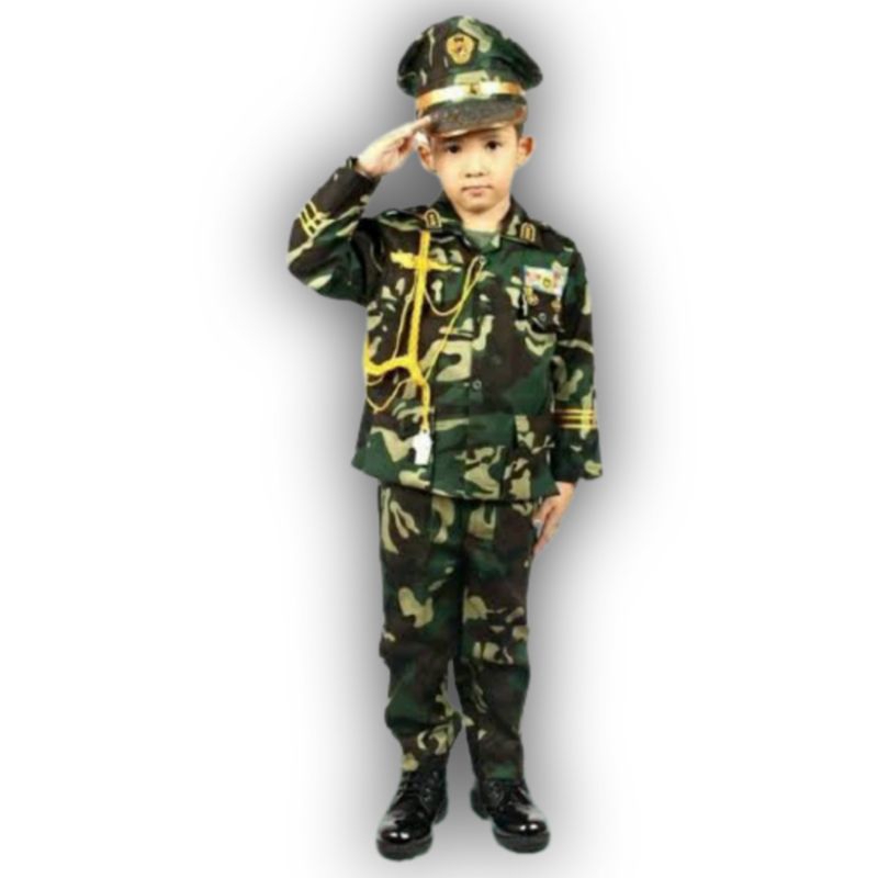 seragam tentara/ tni anak