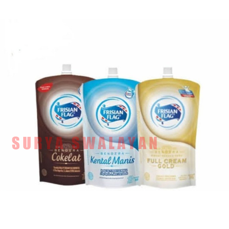 

Frisian Flag Pouch 280 gr All Varian - Susu Bendera Kental Manis Pouch
