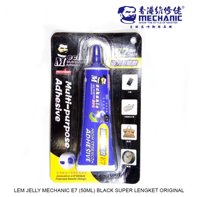 

Mechanic E7 Lem Super Lengkat Untuk Lcd Touchscreen Backdoor black
