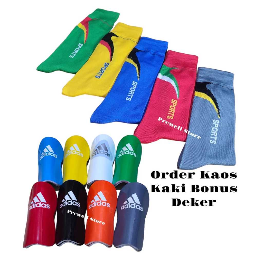 Kaos Kaki Sepak Bola Anak Gratis Deker Panjang tebal Motif / Kaos Kaki Futsal Sport Anak