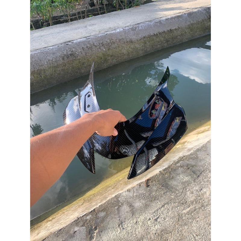 Kedok depan GSX R150 Carbon Topeng ori Gsx carbon