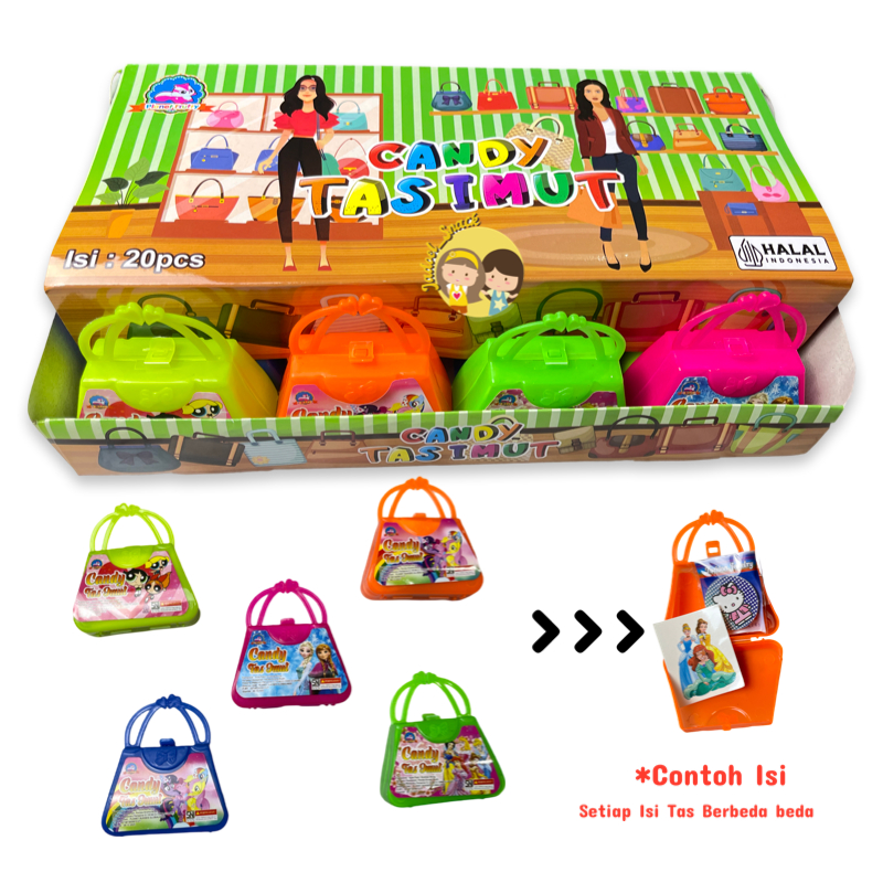 

GROSIR - PERMEN TAS IMUT 20 X 10 GR Rasa Buah By Jadoel_Snack