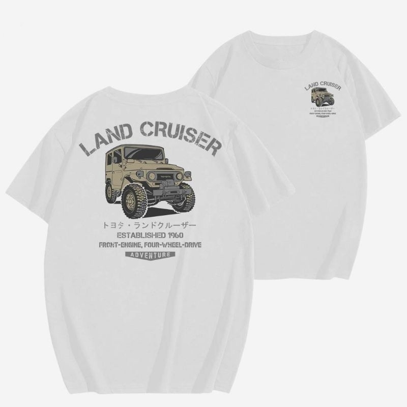 T-SHIRT CUSTOM LAND CRUISER KAOS DISTRO MURAH KEKINIAN