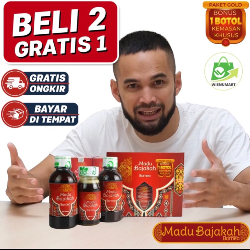 

MADU BAJAKAH BORNEO PLUS BARCODE Beli 2 Gratis 1