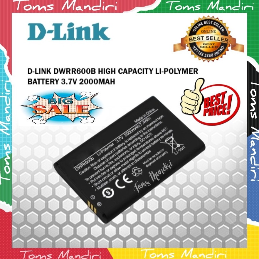 MANTAP Battery DWRr6b For Modem DLink DWR932C Baterai Wifi DLink 2Mah