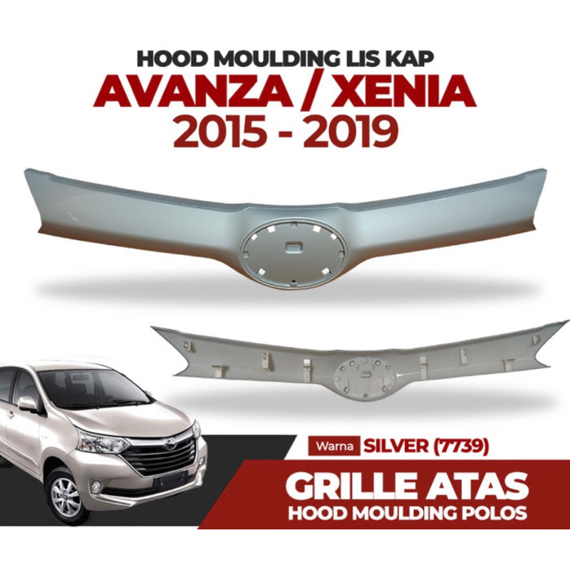 Lis Grill avanza 2015 silver/hood moulding avanza grand