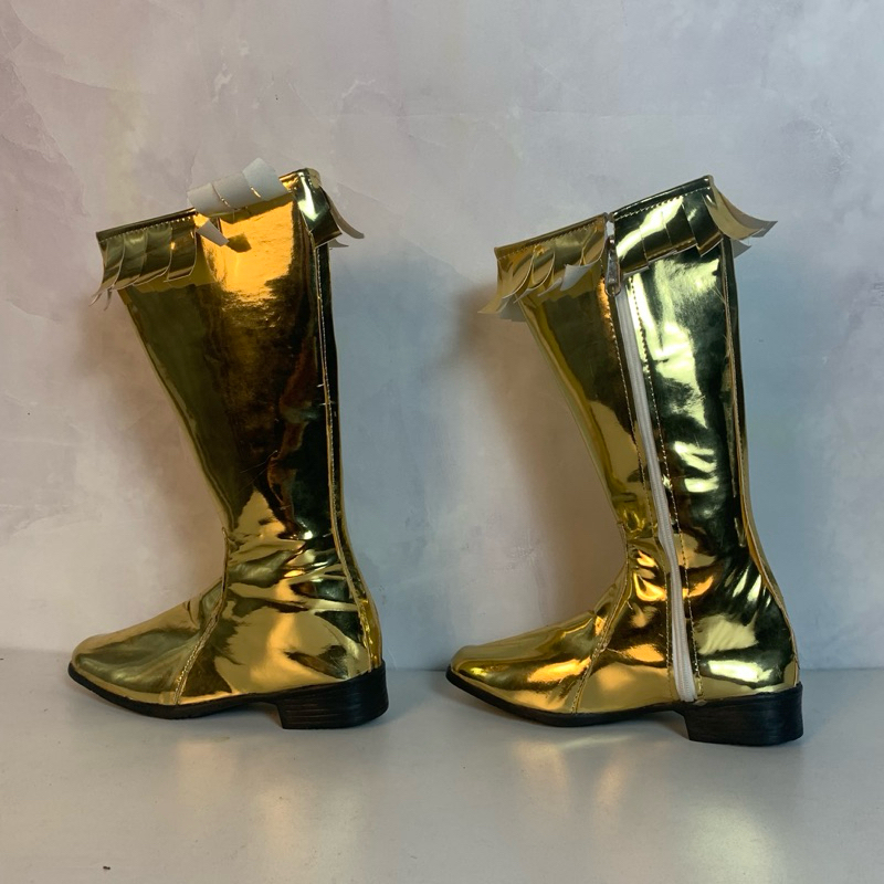 Berkualitas Sepatu Mayoret Drumband Marching Anak Tk Sd Smp Sma Dewasa Kuning Boot