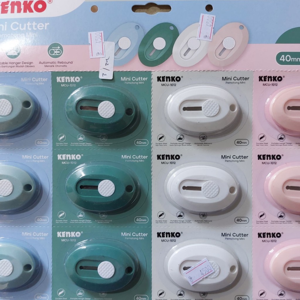 

Mini Cutter Kenko MC 1012 Silet Buka Paket Warna RANDOM - 1 Buah