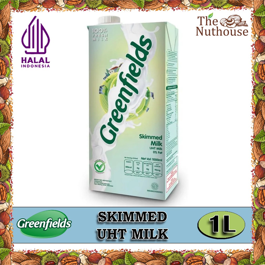 

Greenfields Susu UHT Skimmed Milk 1L / 1000mL