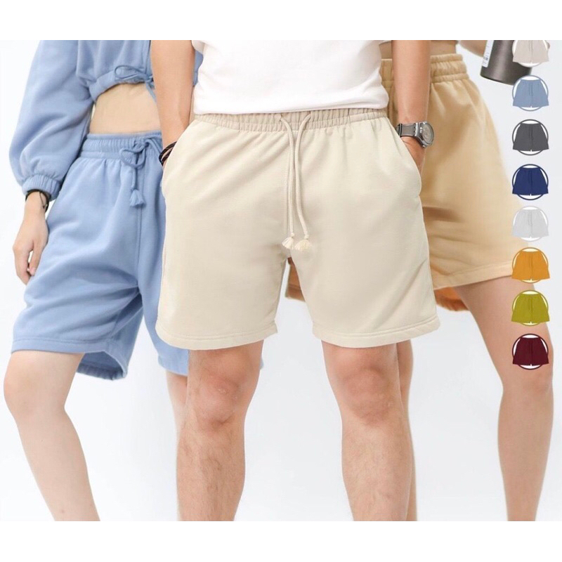 5 PCS CELANA SHORT PANTS CEWEK COWOK UNISEX TERBAIK BEST SELLER | CELANA HOT PANTS FLEECE HNM DISTRO