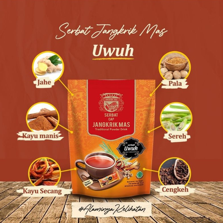 

TERLARIZZZ SERBAT JANGKRIK MAS WEDANG UWUH MINUMAN HERBAL TRADISIONAL
