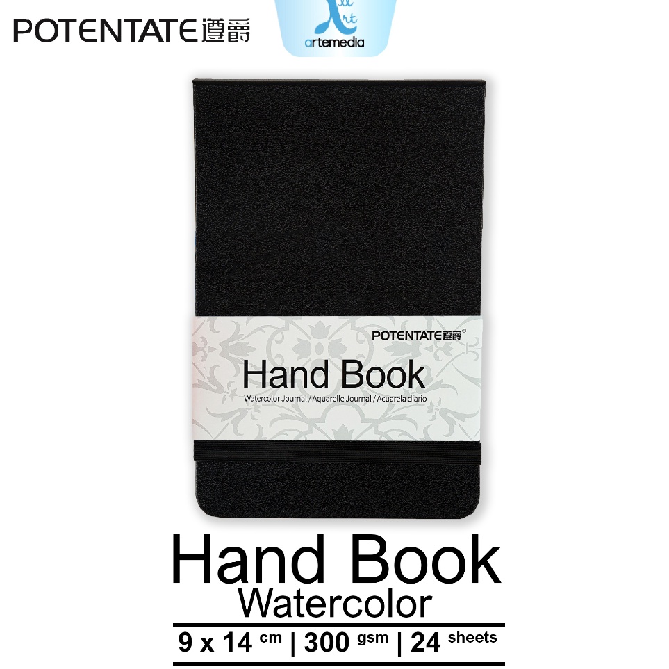 

Potentate Handbook 9x14cm Watercolor Journal Paper Book