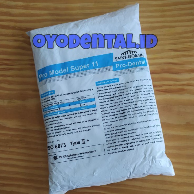 Best Produk Dental gips stone  gipsum biru tipe II  gypsum model study  gips
