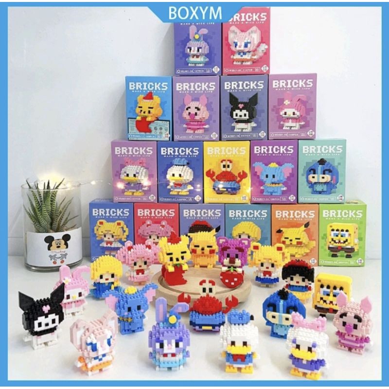 Lego Brick Mini Mainan Susun Karakter