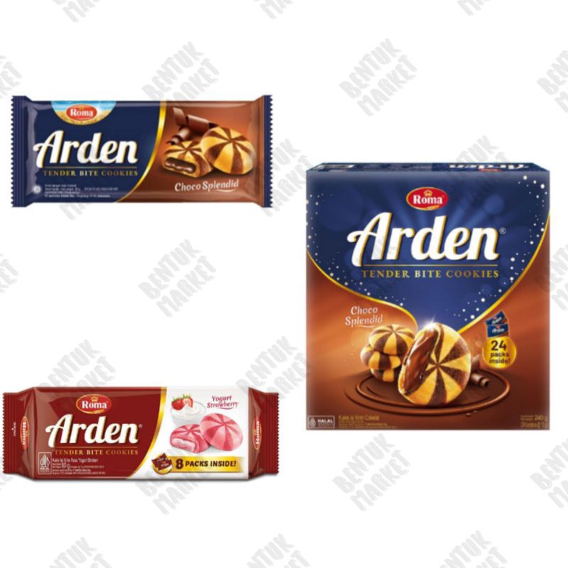 

ROMA ARDEN CHOCO SPLENDID 80Gr 240gr / ROMA ARDEN YOGURT STRAWBERRY 80gr / Biskuit / Cemilan Instan