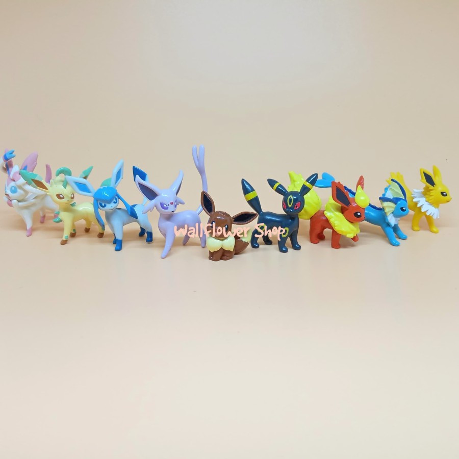 RARE Figure Pokemon Takara Tomy T-Arts Eeveelution Atsumare