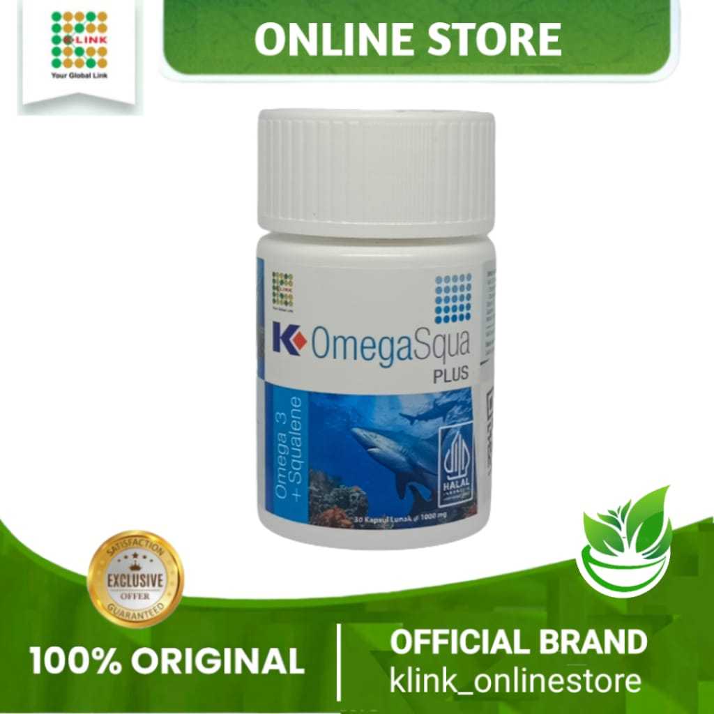 ♻️𝗢𝗥𝗜𝗚𝗜𝗡𝗔𝗟Minyak ikan omega squa k link.Cegah Resiko Stroke dan Jantung Koroner.Omegasqua klink orig