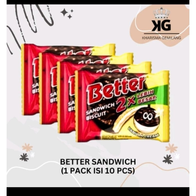 

BUTTER SANDWICH 27gr 1 Renceng isi 10 PCS Biscuit cokelat snack manis bulat murah anak