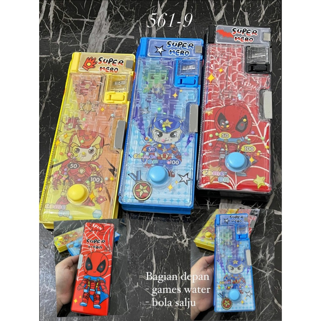 

KOTAK PENSIL MAGNET DENGAN GAMES / WATER GAMES PENCILL CASE