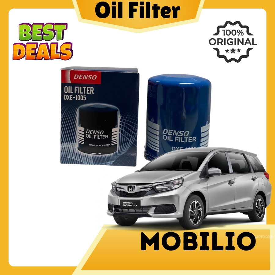 Saringan Oil Filter Oli Mobil Honda Mobilio Original Denso