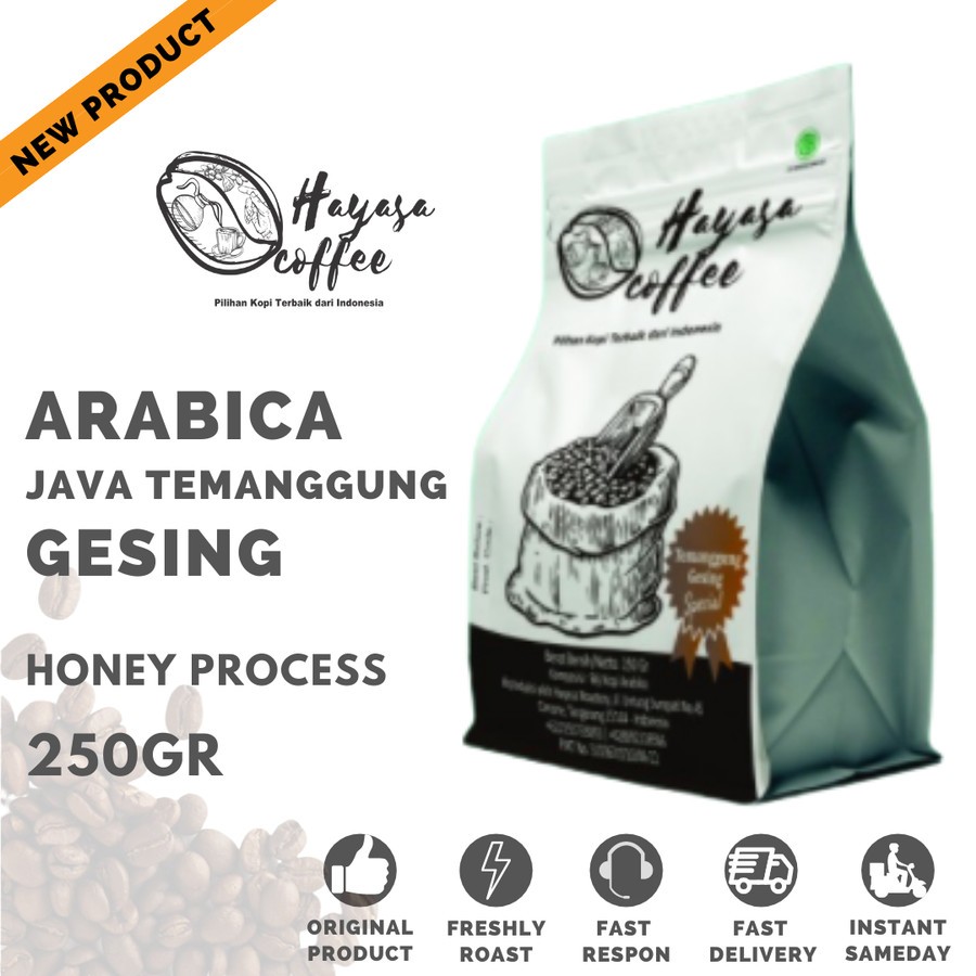 

Kopi Arabika Temanggung Gesing Honey - 250gr