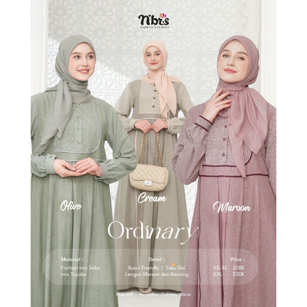 GAMIS DEWASA NIBRAS RON 019