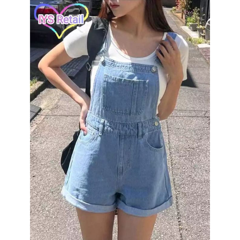 Jumpsuit Wanita / Baju Kodok Celana Pendek