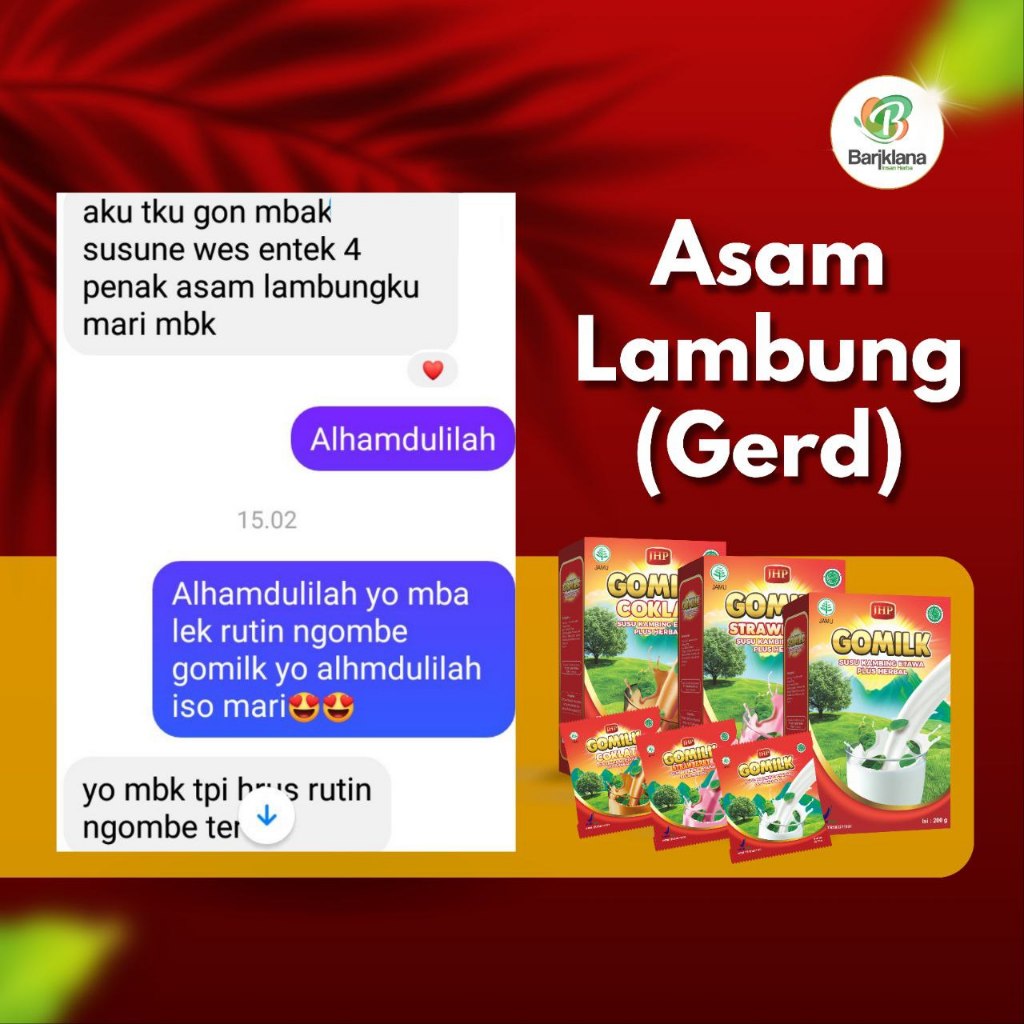 

BgKr Gomilk Susu Kambing Etawa Plus Herbal Rasa Lezat