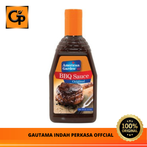 

Saus Barbeque American Garden BBQ Sauce Original 510g