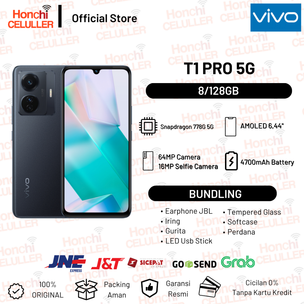 Vivo T1 Pro 5G 8/128GB Garansi Resmi Indonesia