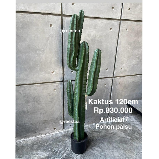 Pohon Kaktus tinggi 120cm & Koboy tinggi 140cm / Pohon Hias Palsu/Artificial plant