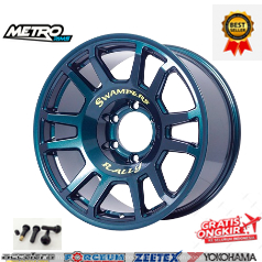 VELG RACING HSR SWAMPERS RING 18 COCOK BUAT MOBIL PAJERO FORTUNER HILUX