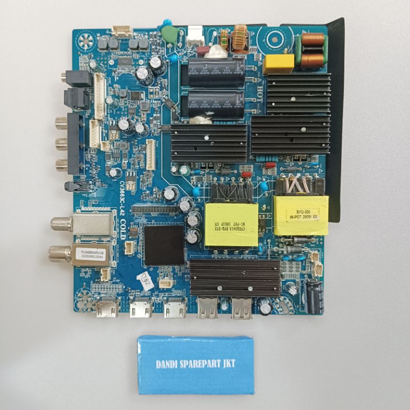 MB led tv Polytron pld 40BS8953B - mainboard tv - mesin tv led