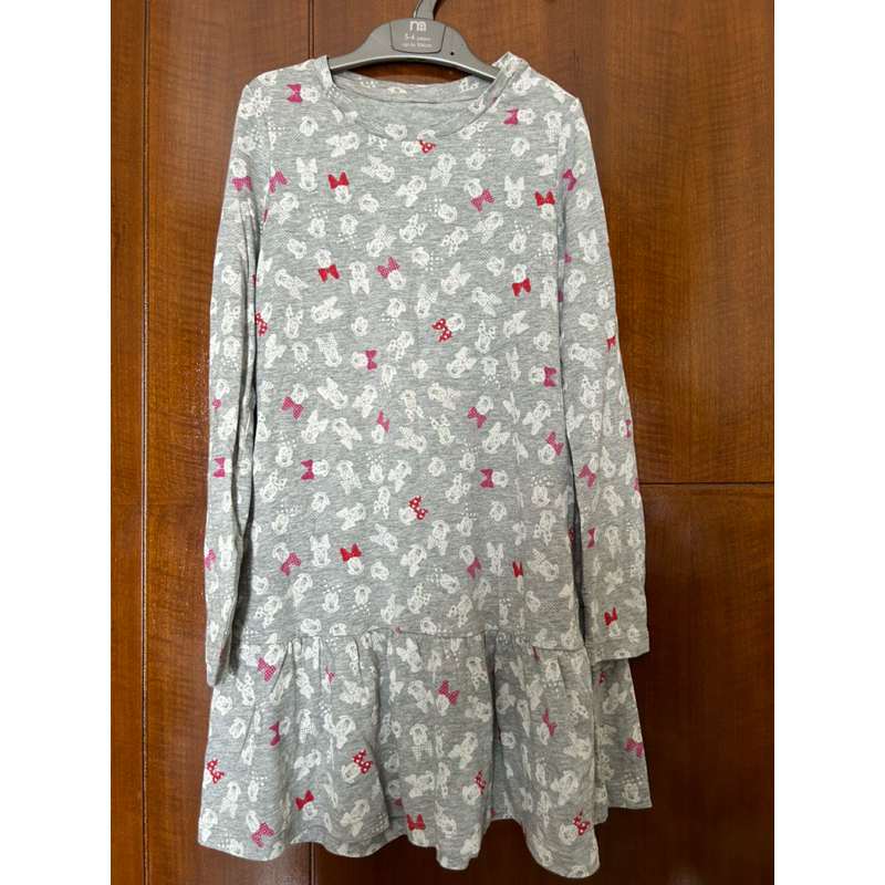 Baju dress anak Uniqlo Kids Disney Minnie Mouse 6-8th