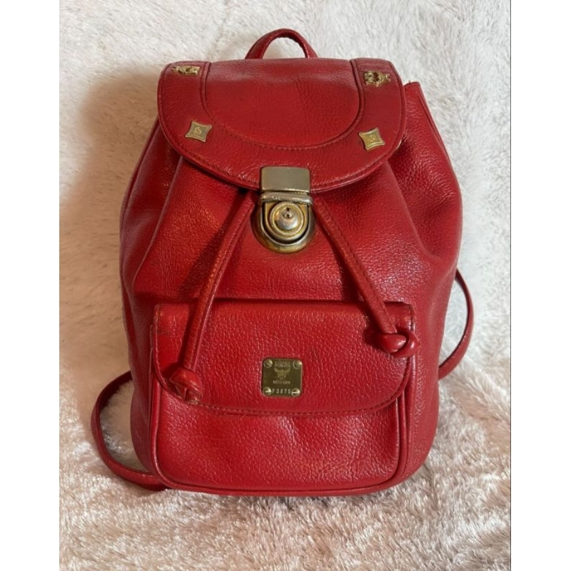 Mcm Preloved Backpack Authenric Vintage