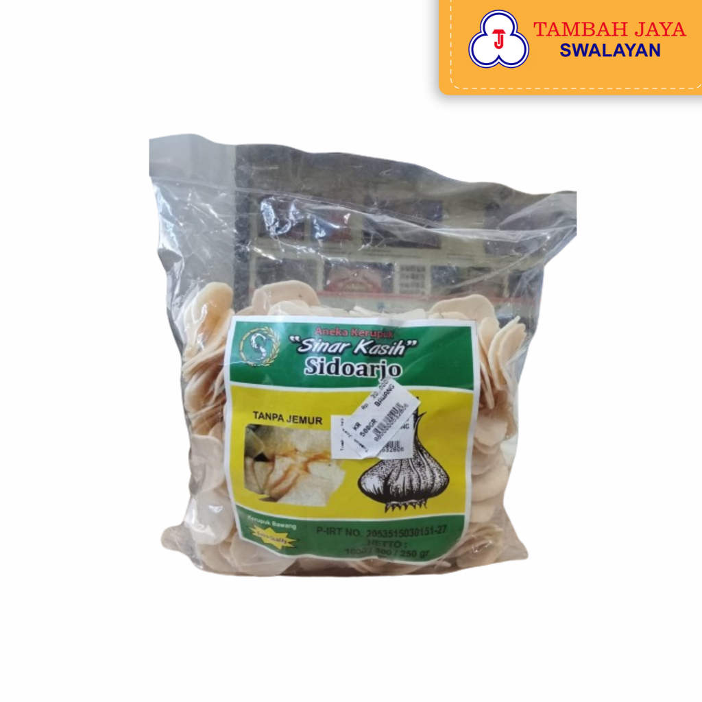 

Krupuk Bawang Sinar Kasih Sidoarjo 500g