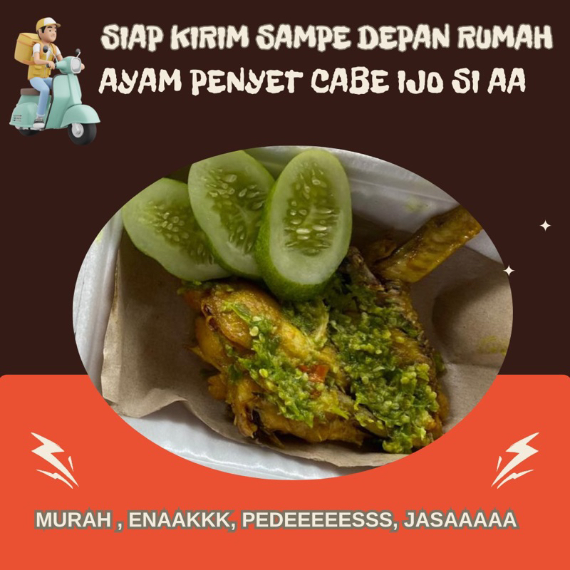 

AYAM PENYET SAMBEL IJO PAKET