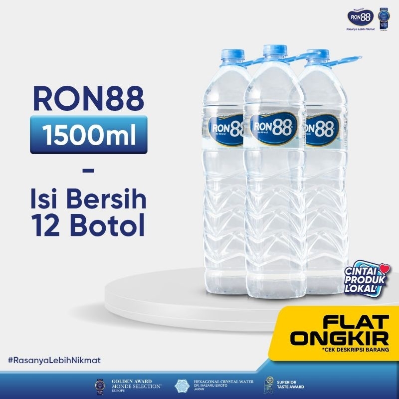 

Ron88 Air Mineral 1500 ml (12 Botol)