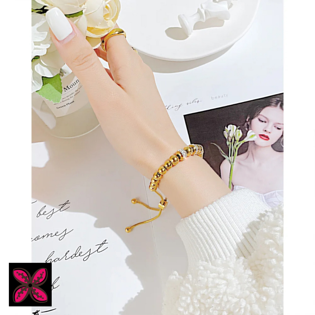 GELANG TANGAN WANITA EMAS TITANIUM